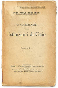 Vocabulario delle Istituzioni di Gaio, Milan, 1910