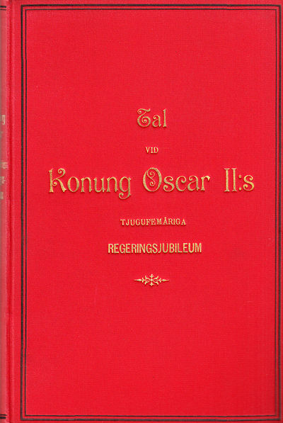 Tal vid Konung Oscar II:s tjugufemåriga…