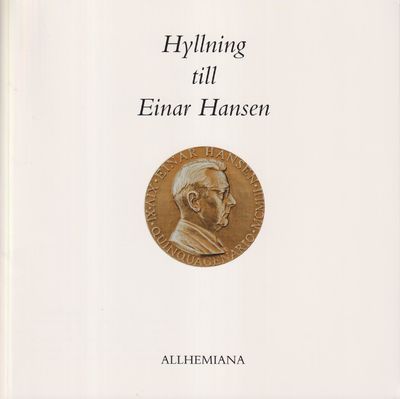 Hyllning till Einar Hansen 14/11 2002.…