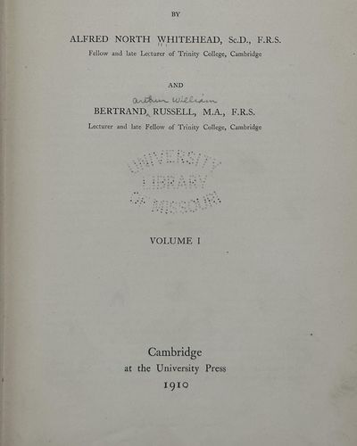 PRINCIPIA MATHEMATICA