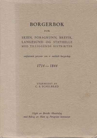 Borgerbok for Skien, Porsgrunn, Brevik, Langesund…