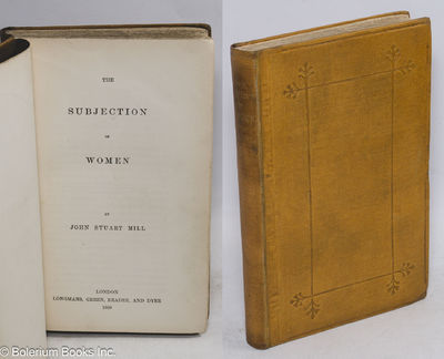 London: Longmans, Green, Reader, and Dyer, 1869. Hardcover. 188p.; small ownership label (Charles Cl...