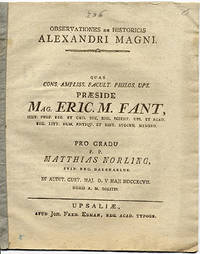 Observationes de historicis Alexandri magni. A.a.