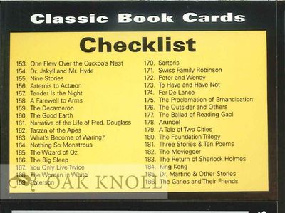 CLASSIC BOOK CARDS.3
