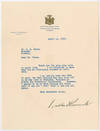 Franklin Roosevelt Thanks Alabama Friend for Compliments on “Forgotten Man” Speech