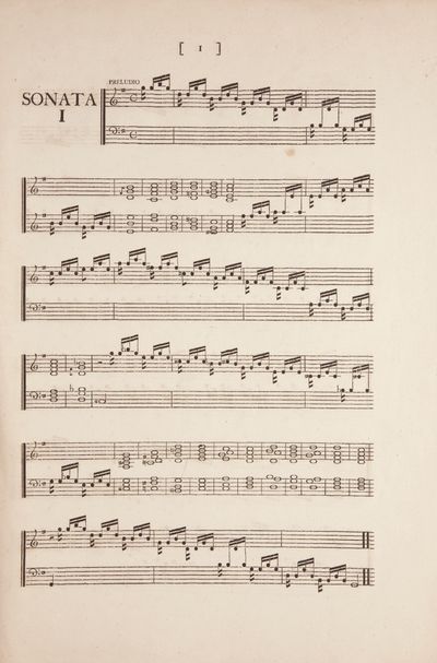 Three Sonatas for the Harpsichord ... By His Majesty's Royal Patent. Price Two Shillings