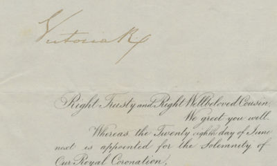 The Dawn of the Victorian Age: Victoria Summons a Member of the House of Lords to Her Coronation