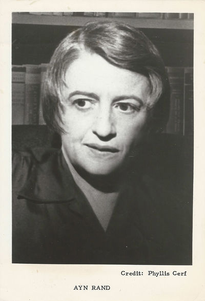 AYN RAND (1957) Publicity portrait by Phyllis Cerf