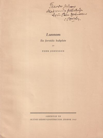 Lunnom. En forntida kultplats [= rubrik].