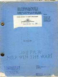 The Yearling (Original screenplay for the 1946 film, December 1944 draft) by Brown, Clarence (director); Marjorie Kinnan Rawlings (novel); Paul Osborn (screenwriter); Sidney Franklin (producer); Gregory Peck, Jane Wyman, Claude Jarman, Jr., Chill Wills (starring) - 1944