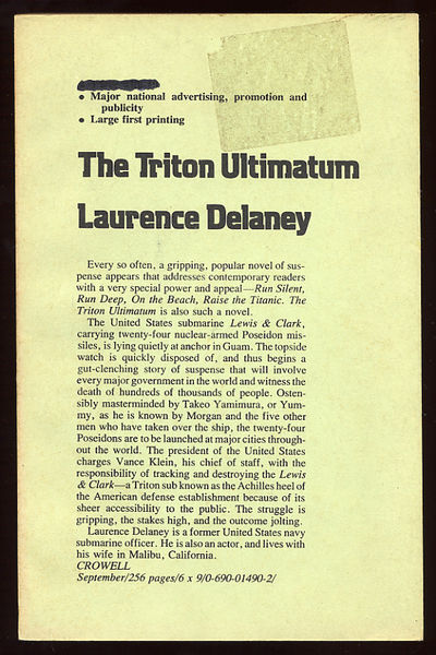 New York: Thomas Y. Crowell, 1977. Softcover. Very Good. First edition, Uncorrected proof. Very good...