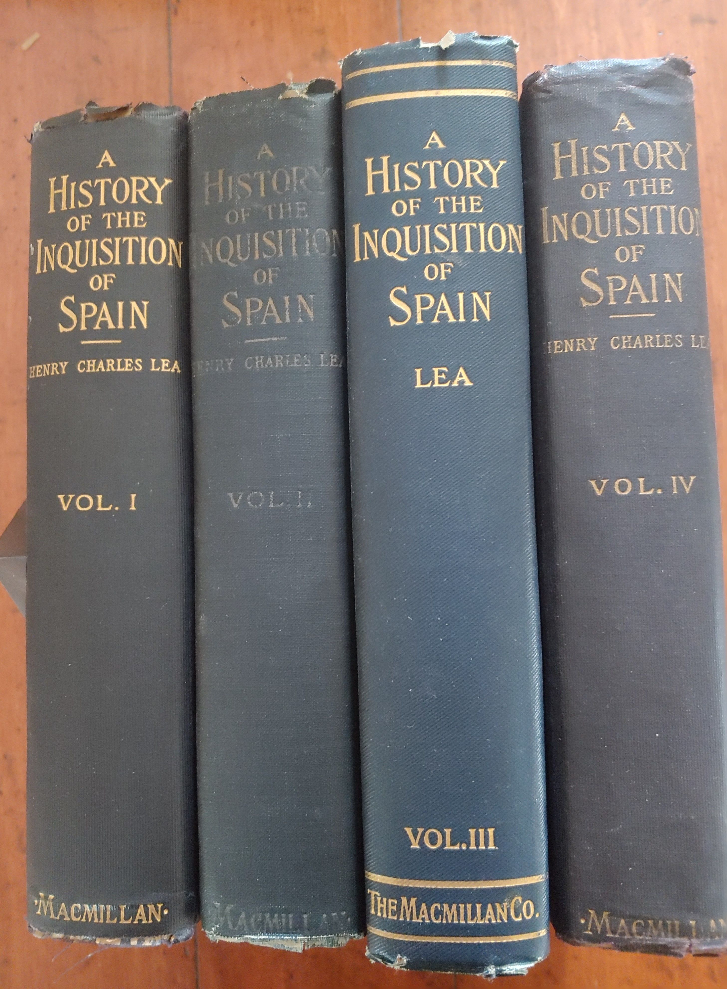 A History of the Inquisition of Spain by Lea, Henry Charles 1907, 1922