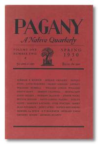 PAGANY A NATIVE QUARTERLY by Pagany - 1933 - from William Reese Company - Literature ABAA-ILAB (SKU: WRCLIT70862)