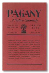 PAGANY  A NATIVE QUARTERLY de Pagany - 1933