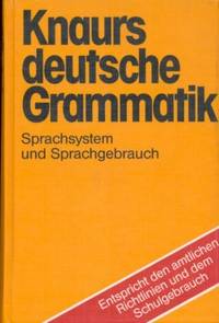 KANURS GRAMMATIK DER DEUTSCHEN SPRACHE by Gotze L. , Hess-Luttich E. W