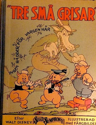 Tre små grisar. Saga med bilder efter filmen från…