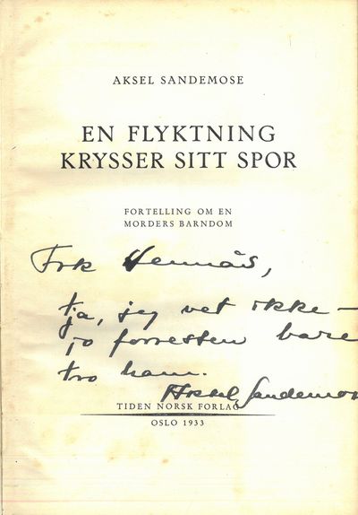 En flyktning krysser sitt spor. Fortelling om en…