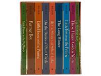 The Complete Set of Laura Ingalls Wilder's Little House Books, in Nine Volumes: Little House in the Big Woods; Farmer Boy; Little House on the Prairie; On the Banks of Plum Creek; By the Shores of Silver Lake; The Long Winter; Little Town on the Prairie; These Happy Golden Years; The First Four Years [with] On the Way Home