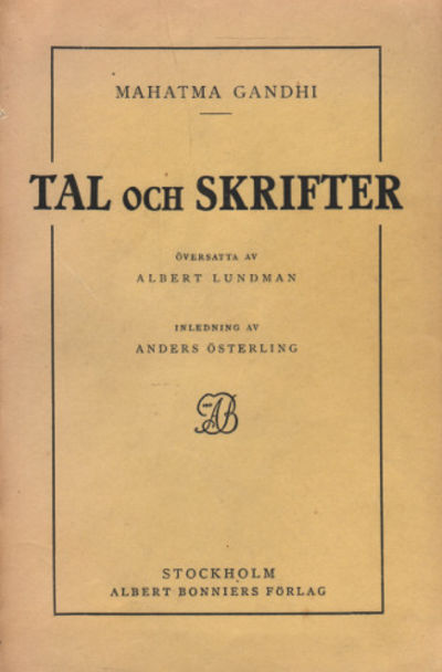 TAL OCH SKRIFTER.