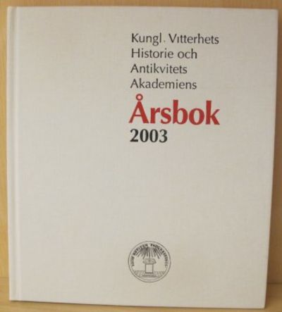 Kungl. Vitterhets Historie och Antikvitets…