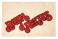 Silkscreen print of Ralph Records logo