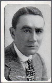 image of Original 1917 Kromo Gravure Photo Trading Card of Flim Star Owen Moore