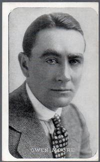 Original 1917 Kromo Gravure Photo Trading Card of Flim Star Owen Moore