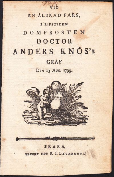 Vid en älskad fars, i lifstiden domprosten doctor…