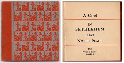 [SPECIAL PRESS] A CAROL IN BETHLEHEM THAT NOBLE PLACE