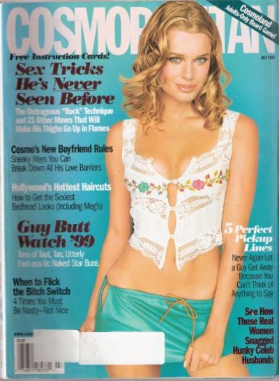 Cosmopolitan Magazine July 1999 Rebecca Romijn-Stamos Magazine