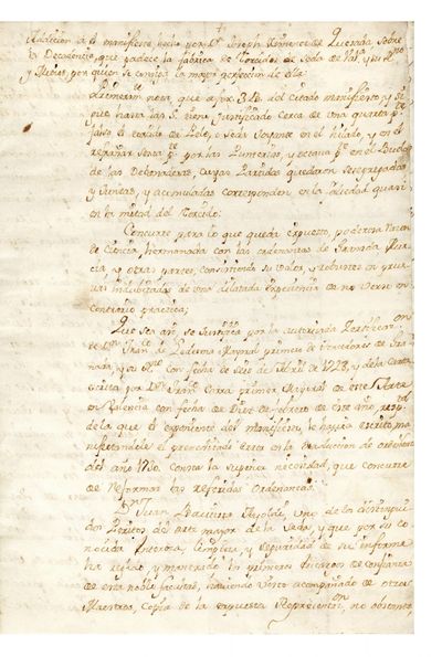 Manuscript on paper entitled: “Addición a el manifiesto…sobre la decadencia que padece la fábrica de Torcidos de seda de Val[enci]a y su reyno, y medios por quiense consiglia la mayor perfección de ella.” Signed by “Joseph Jiménez de Quesada.”