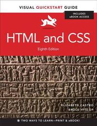 HTML and CSS : Visual QuickStart Guide