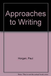 image of Approaches to Writing