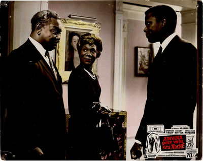GUESS WHO'S COMING TO DINNER? [ADIVINA QUIÉN VIENE ESTA NOCHE] (1967) Spanish color photo