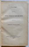 Papers Relating to Public Events in Massachusetts Preceding the American Revolution