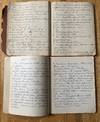 Pair of Manuscript Diaries kept by an unidentified United States Navy sailor, a machinist, including accounts of his service aboard USS Octopus, an early US Navy Submarine, 1907-1911