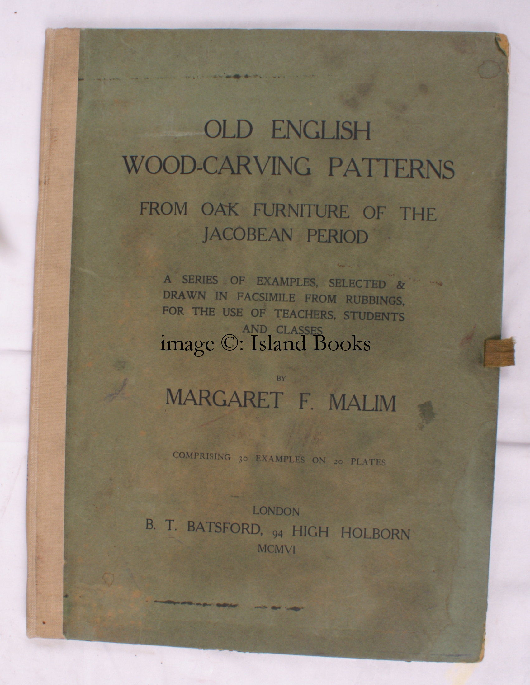 Old English WoodCarving Patterns from Oak Furniture of the Jacobean
