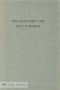 UNKNOWN LAW.|THE