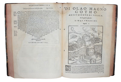 Historia delle Genti et della Natura delle cose settentrionali. Da Olao Magno Gotho Arcivescovo di Upsala nel Regno di Suezia e Gozia, descritta in XXII Libri. Nuoamente tradotta in lingua Toscana. Opera molto diletteuole per le varie & mirabili cose,... (photo 3)