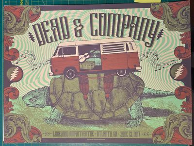 Dead and Company - 2017 - Summer Tour - Poster - Atlanta GA - Lakewood Amphitheater, Jun 13, 2017