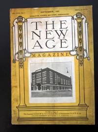 THE NEW AGE Magazine September 1921 - Used Books