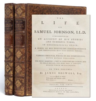 The Life of Samuel Johnson (in 2 vols.) [Bound with] The Principal Corrections and Additions to the first edition of Mr. Boswell's Life of Dr. Johnson