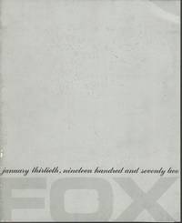 FOX Photography Volume 1 Number 1, 2 and 3 January through May 1972 by Harry O. Otaguro
