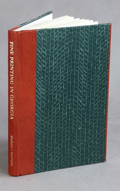 Fine printing in Georgia, 1950s-1990. Six prize-winning private presses