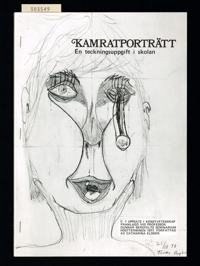Kamratporträtt. En teckningsuppgift i skolan.