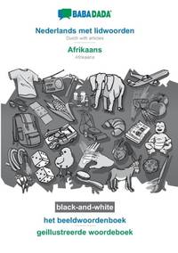 Nederlands met lidwoorden - Afrikaans, het beeldwoordenboek, BW:BABADADA Dutch with articles -...
