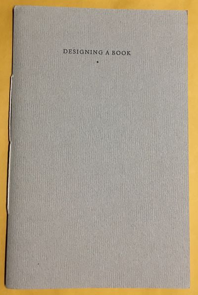 Designing a book:  the typophile chap books bibliography.