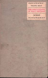 image of The Bibliography Of Walt Whitman