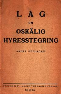 Lag med vissa bestämmelser mot oskälig…