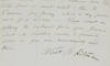 Walt Whitman Requests a First-Hand Account of Lincoln’s Assassination to Use in His Lectures on Lincoln